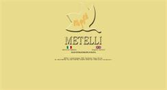 Desktop Screenshot of metelli.it